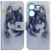 Coloured Drawing Flip Leather Phone Case